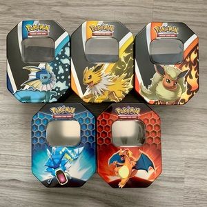 POKEMON Bulk Cards Lot - Medium Tins - Holo & Ultra Rare cards